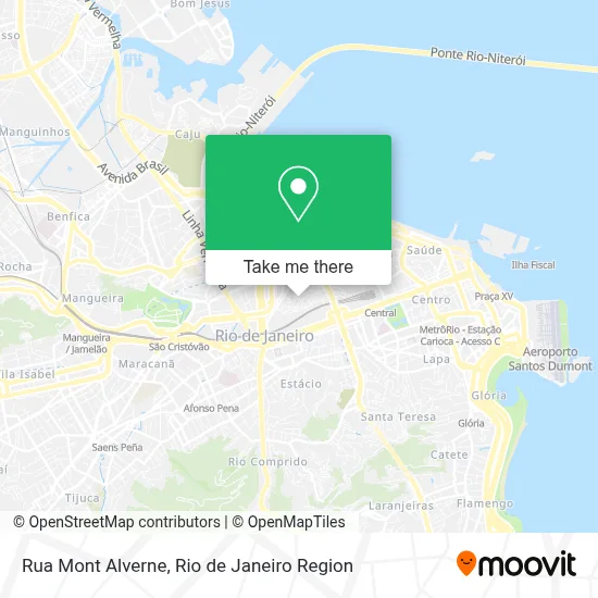 Rua Mont Alverne map