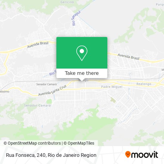 Mapa Rua Fonseca, 240