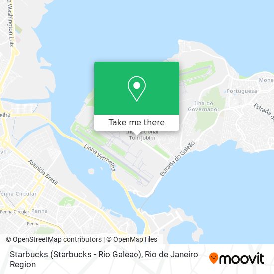 Mapa Starbucks (Starbucks - Rio Galeao)