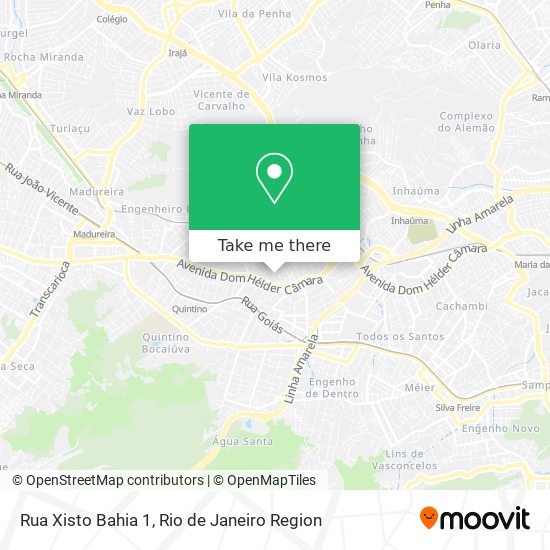 Mapa Rua Xisto Bahia 1