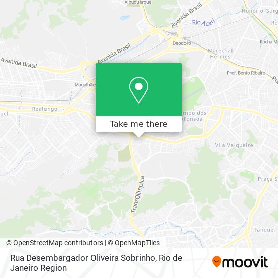 Rua Desembargador Oliveira Sobrinho map