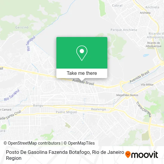 Posto De Gasolina Fazenda Botafogo map