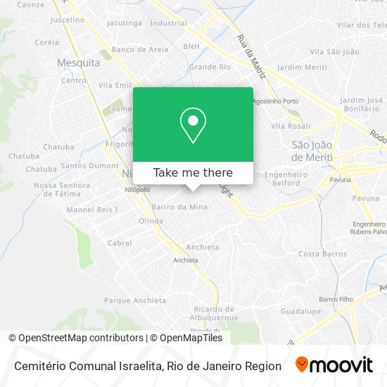 Cemitério Comunal Israelita map