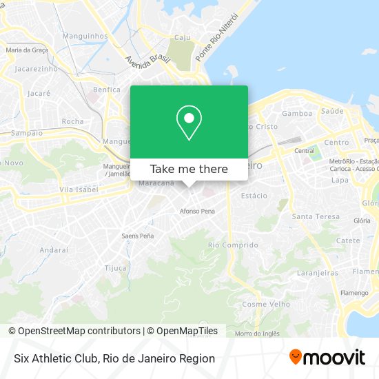 Mapa Six Athletic Club