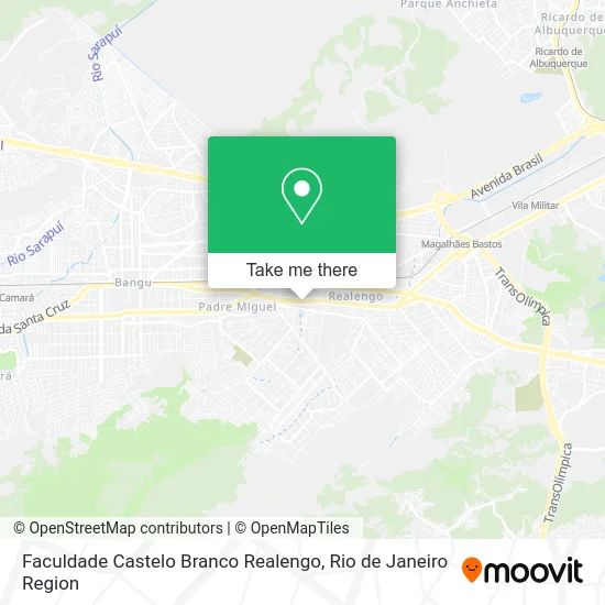 Faculdade Castelo Branco Realengo map