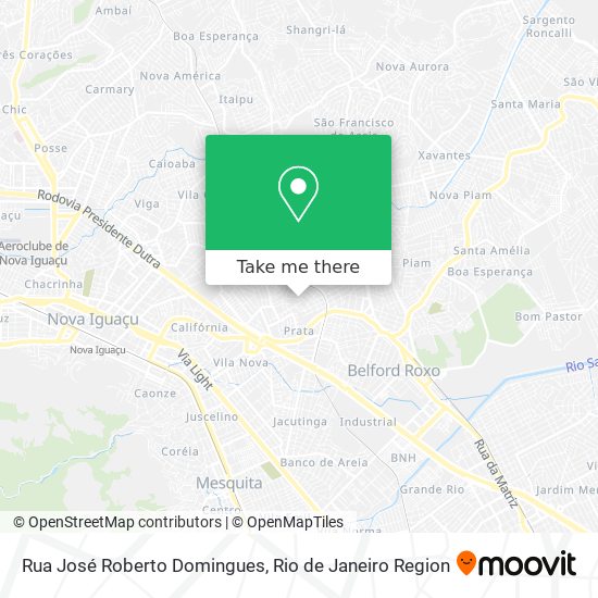 Rua José Roberto Domingues map