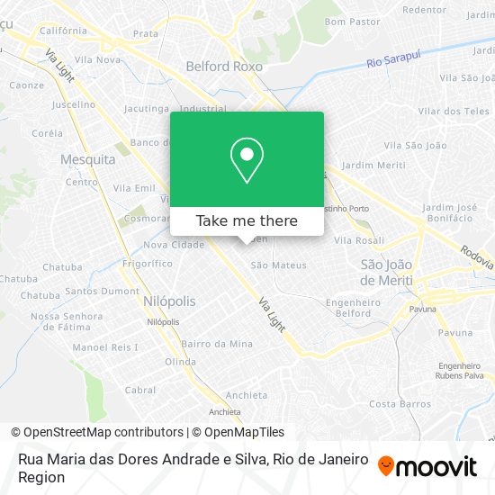 Rua Maria das Dores Andrade e Silva map