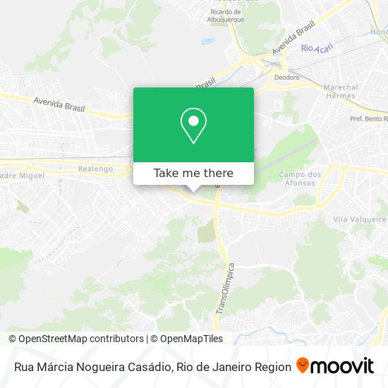 Rua Márcia Nogueira Casádio map