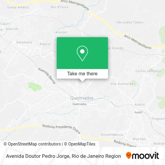 Avenida Doutor Pedro Jorge map