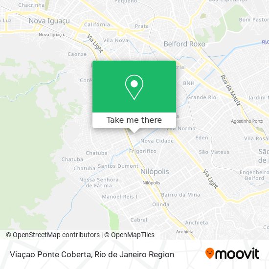 Viaçao Ponte Coberta map