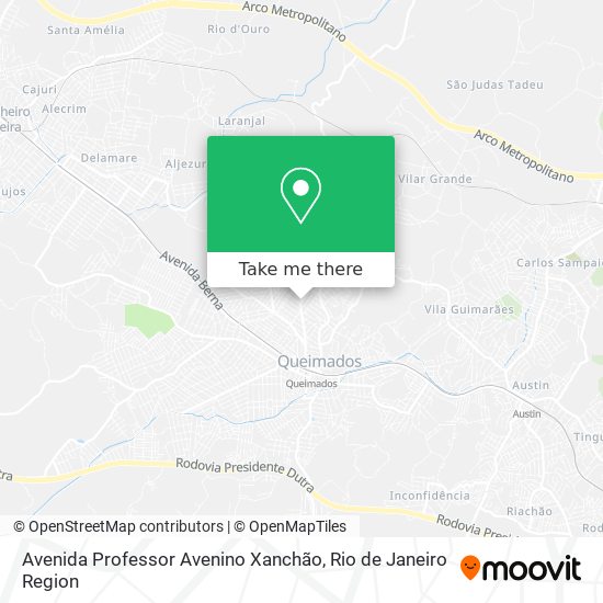 Avenida Professor Avenino Xanchão map