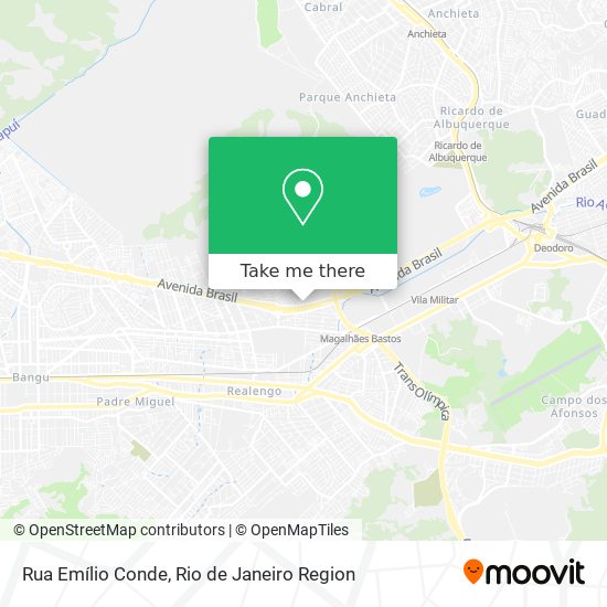 Rua Emílio Conde map