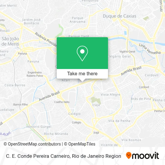 C. E. Conde Pereira Carneiro map