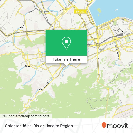 Goldstar Jóias map