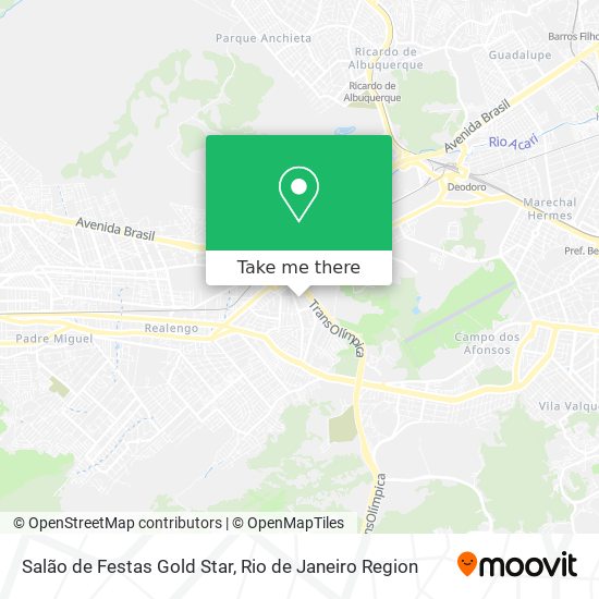 Salão de Festas Gold Star map