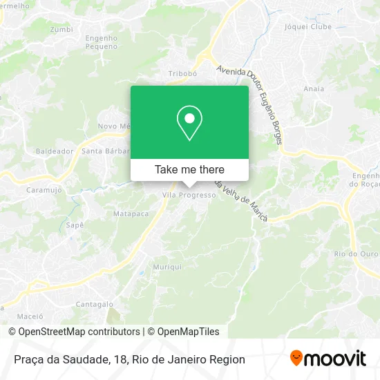 Praça da Saudade, 18 map