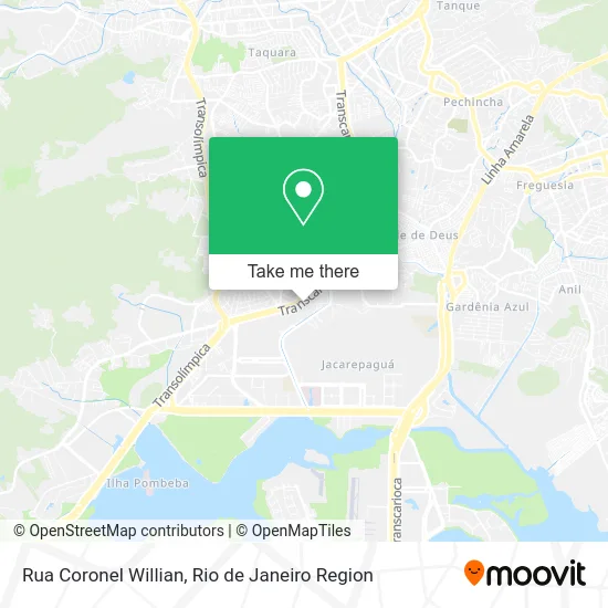 Rua Coronel Willian map