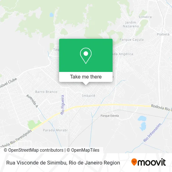 Rua Visconde de Sinimbu map