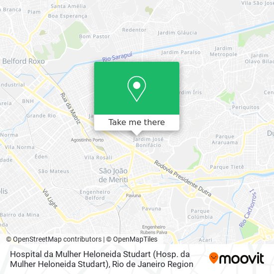 Hospital da Mulher Heloneida Studart map