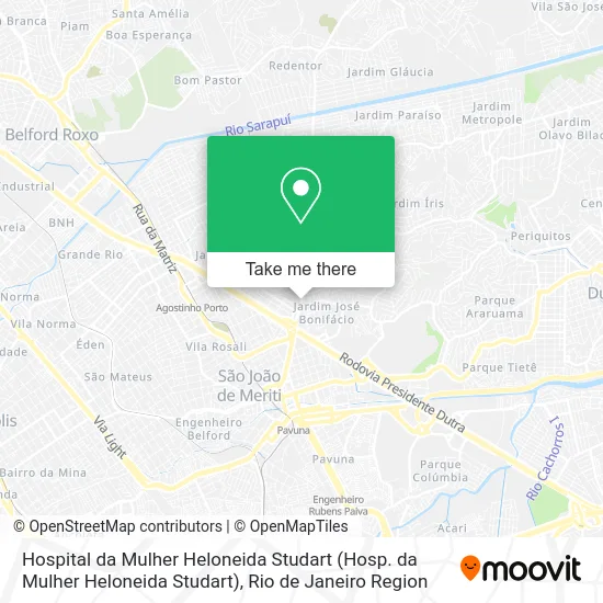 Hospital da Mulher Heloneida Studart map