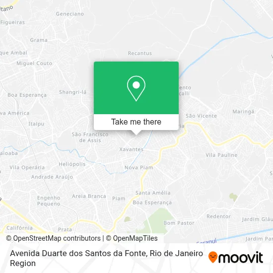 Avenida Duarte dos Santos da Fonte map