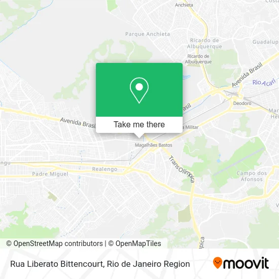 Rua Liberato Bittencourt map