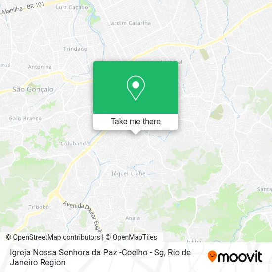 Igreja Nossa Senhora da Paz -Coelho - Sg map