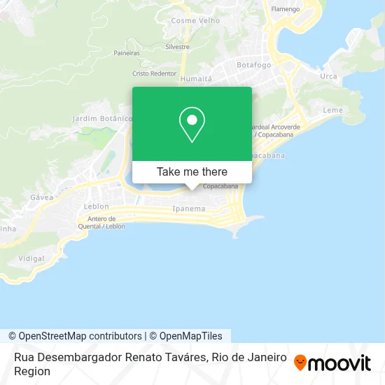 Rua Desembargador Renato Taváres map