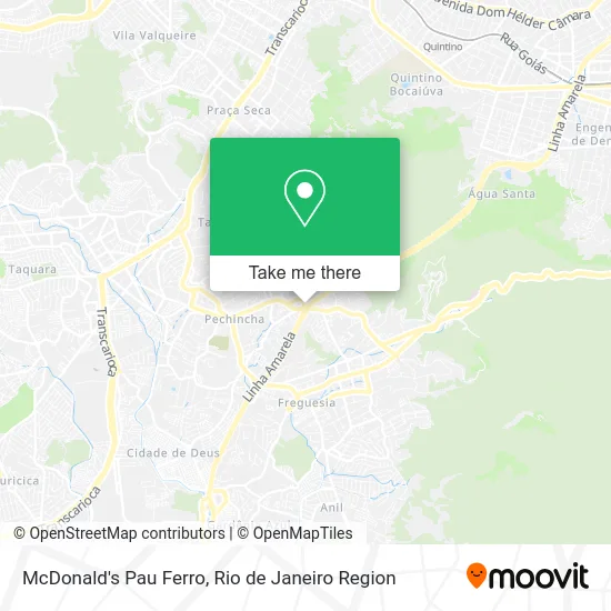 McDonald's Pau Ferro map