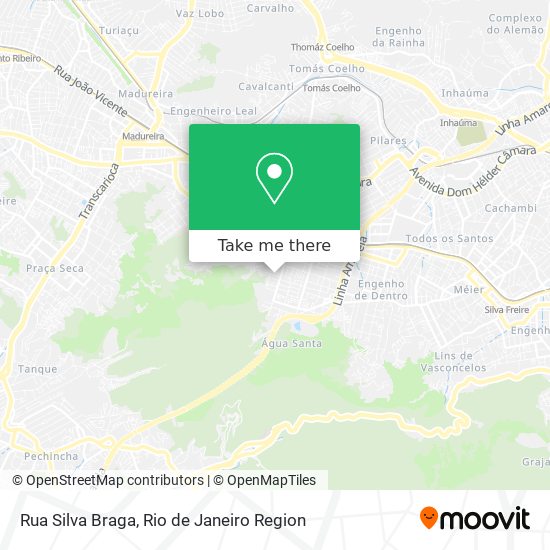 Mapa Rua Silva Braga