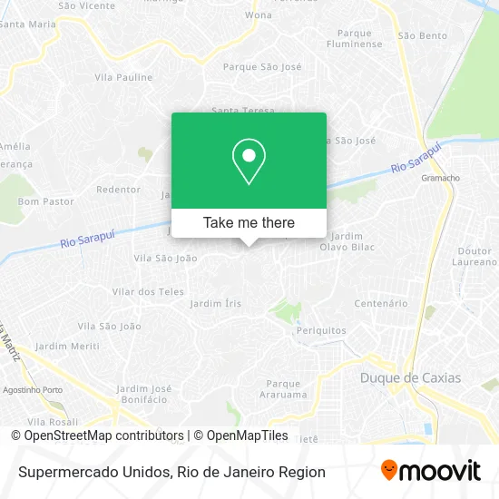 Supermercado Unidos map