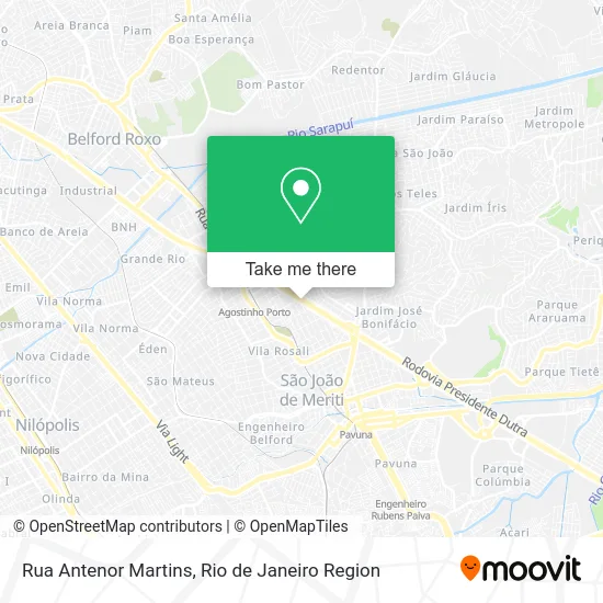 Rua Antenor Martins map