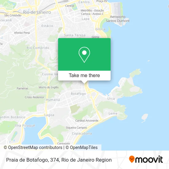 Praia de Botafogo, 374 map