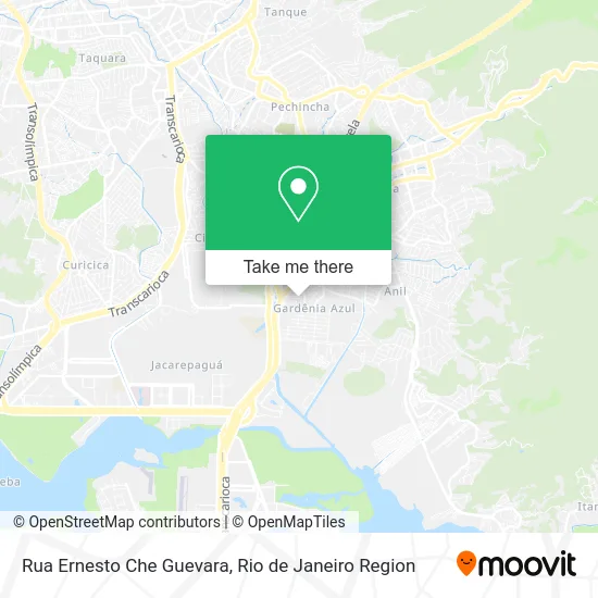 Rua Ernesto Che Guevara map