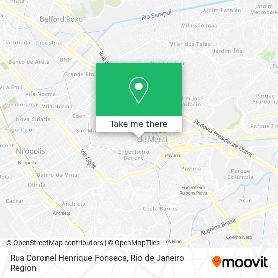 Rua Coronel Henrique Fonseca map