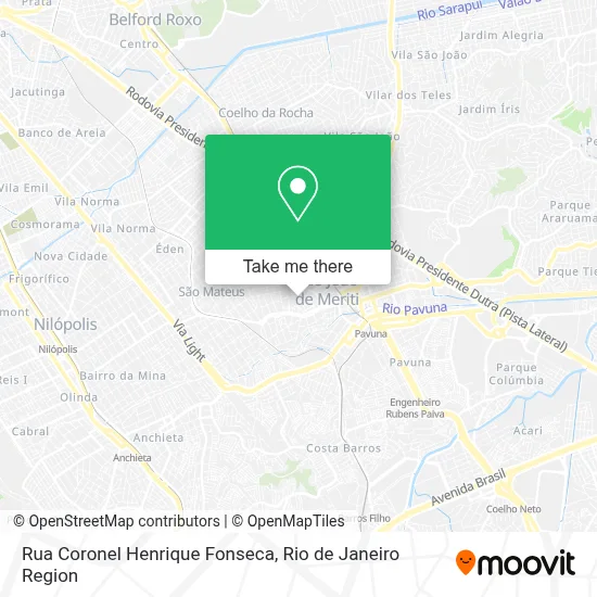 Rua Coronel Henrique Fonseca map