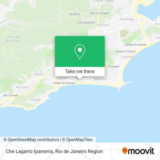 Che Lagarto Ipanema map