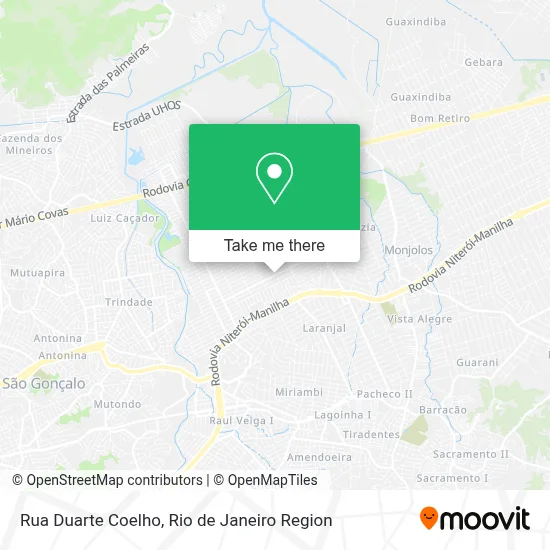 Rua Duarte Coelho map
