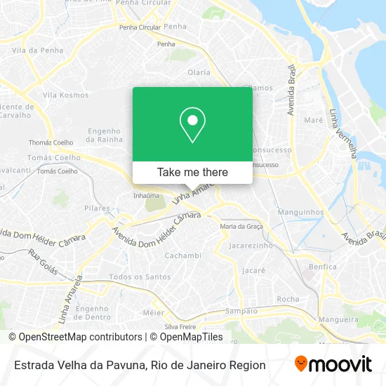 Estrada Velha da Pavuna map