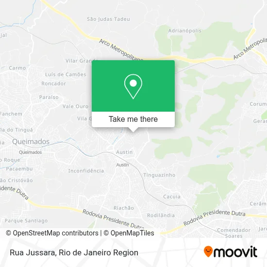 Rua Jussara map