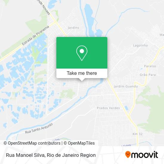 Rua Manoel Silva map