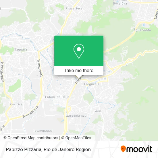 Papizzo Pizzaria map