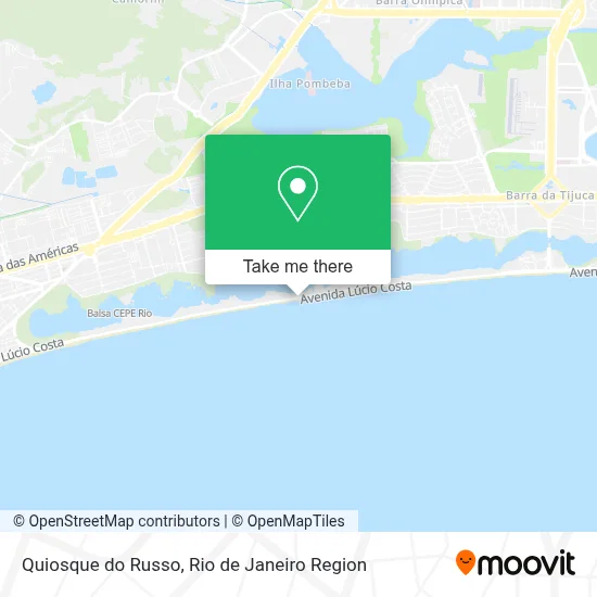 Quiosque do Russo map