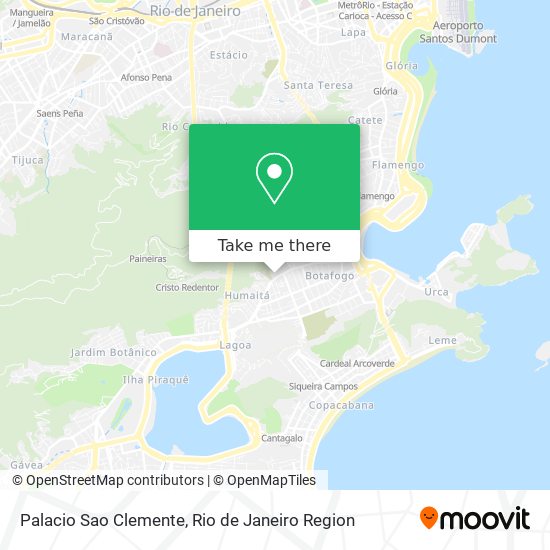 Palacio Sao Clemente map