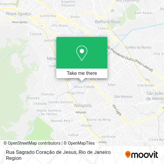 Rua Sagrado Coração de Jesus map