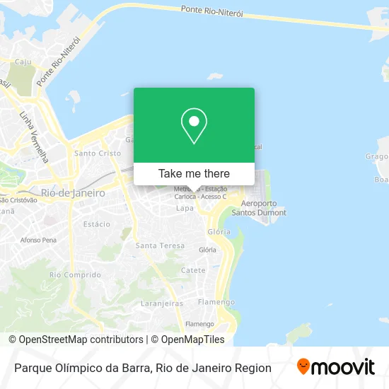 Parque Olímpico da Barra map