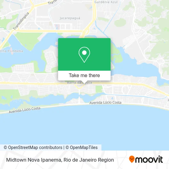 Midtown Nova Ipanema map