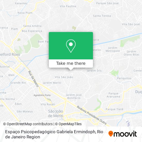 Espaço Psicopedagógico Gabriela Ermindoph map