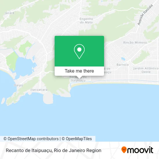 Recanto de Itaipuaçu map