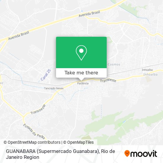 Mapa GUANABARA (Supermercado Guanabara)